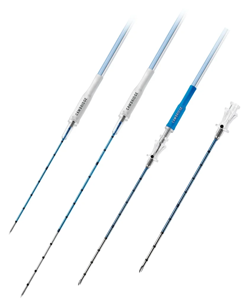 Various angled electrodes