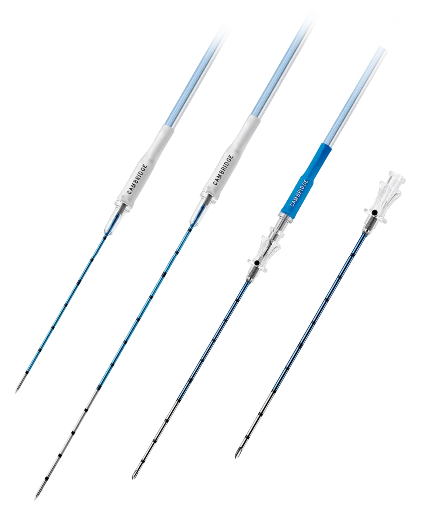 Various angled electrodes for Kidney